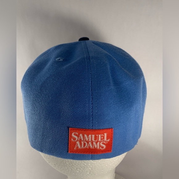 Samuel Adams Hat Cap Mens Blue Red Beer Embroidered Large XL - Picture 4 of 6